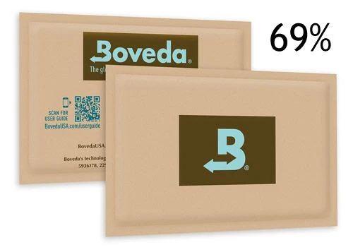 Boveda 2 Packs Of 69% RH 60gm Humidification Units 3 Boveda 2 Packs Of 69% RH 60gm Humidification Units