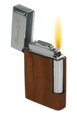 Brizard And Co Eternal Curly Walnut Traditional Flame Flint Lighter
