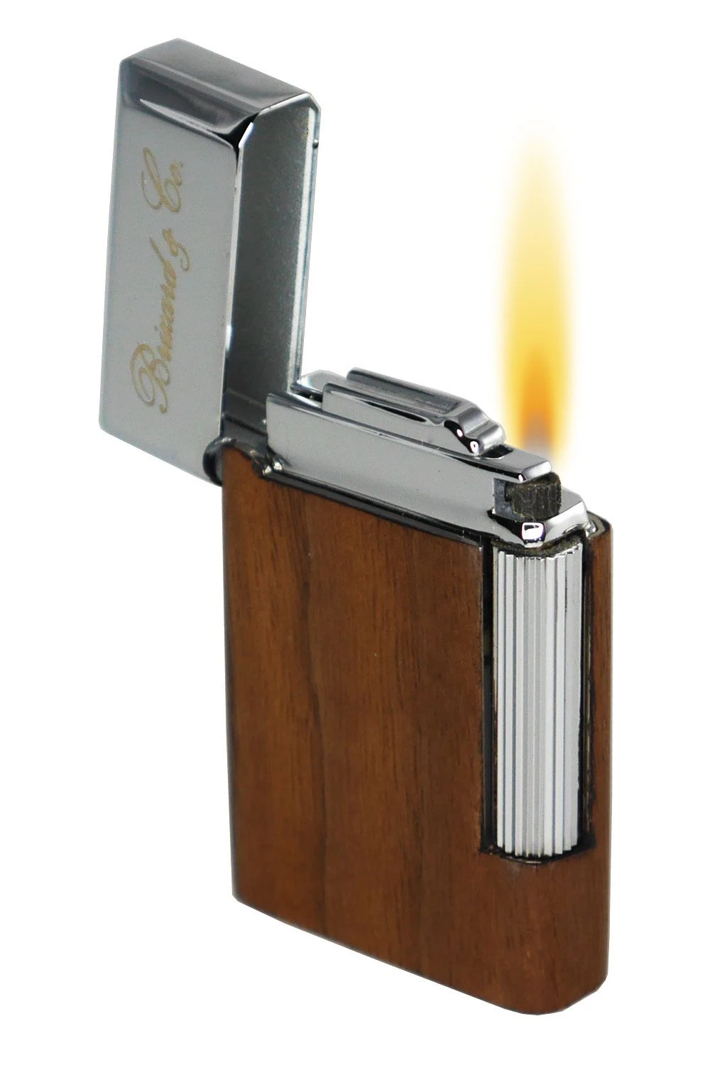 Brizard And Co Eternal Curly Walnut Traditional Flame Flint Lighter 3 Brizard And Co Eternal Curly Walnut Traditional Flame Flint Lighter