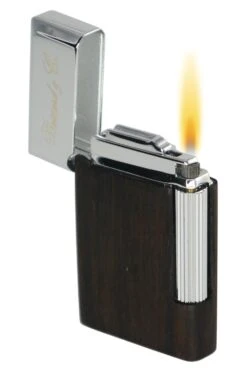 Brizard And Co Eternal Macassar Ebony Traditional Flame Flint Lighter