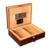 Brizard & Co Croco Pattern Airflow Humidor - Dark Brown -Elighters Shop brizard co croco pattern tobacco airflow humidor 95