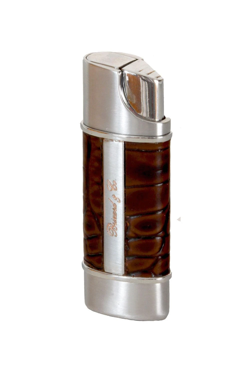 Brizard & Co. Croco Pattern Tobacco Nano Single Torch Lighter 4 Brizard & Co. Croco Pattern Tobacco Nano Single Torch Lighter - Image 2