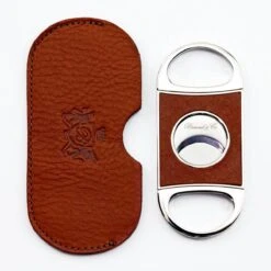 Brizard & Co Double Guillotine Series II Dakota Tan Cigar Cutter