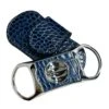 Brizard & Co. V Cutter With Pouch - Croco Indigo