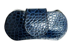 Brizard & Co. V Cutter With Pouch - Croco Indigo -Elighters Shop brizard co v cutter with pouch croco indigo 70
