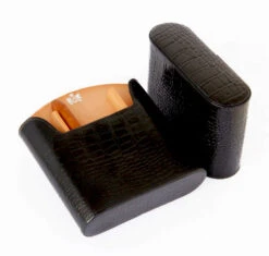 Brizard Travel Humidor Croco Pattern Black - Made In The USA 5 Brizard Travel Humidor Croco Pattern Black - Made In The USA -Elighters Shop brizard travel humidor croco pattern black made in the usa 74