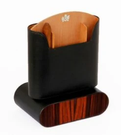 Brizard Travel Humidor Sunrise Black With Ebony - Made In The USA