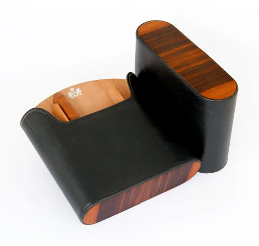 Brizard Travel Humidor Sunrise Black With Ebony - Made In The USA 4 Brizard Travel Humidor Sunrise Black With Ebony - Made In The USA - Image 2