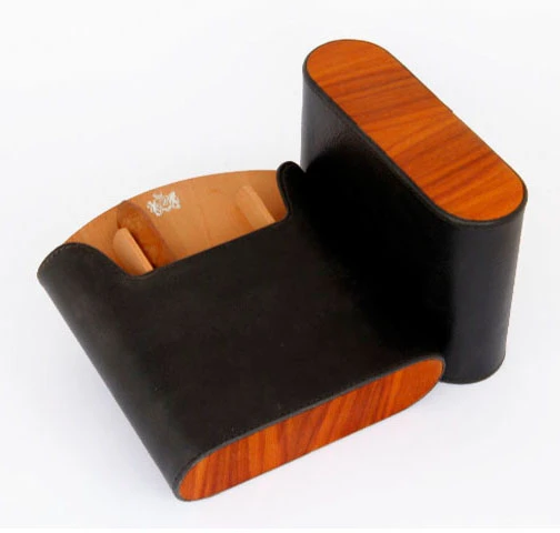 Brizard Travel Humidor Sunrise Black With Rosewood - Made In The USA 3 Brizard Travel Humidor Sunrise Black With Rosewood - Made In The USA