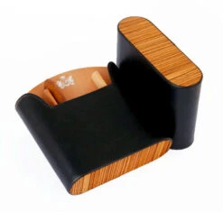Brizard Travel Humidor Sunrise Black With Zebrawood - Made In The USA 5 Brizard Travel Humidor Sunrise Black With Zebrawood - Made In The USA -Elighters Shop brizard travel humidor sunrise black with zebrawood made in the usa 77