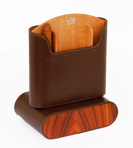 Brizard Travel Humidor Sunrise Coffee With Rosewood - Made In The USA 4 Brizard Travel Humidor Sunrise Coffee With Rosewood - Made In The USA - Image 2