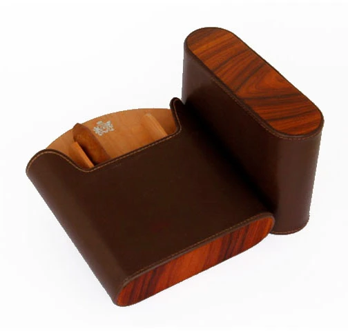 Brizard Travel Humidor Sunrise Coffee With Rosewood - Made In The USA 3 Brizard Travel Humidor Sunrise Coffee With Rosewood - Made In The USA