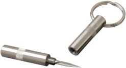 BrizardTrilogy Cigar Punch With Lizard Pattern Black Leather Pouch - Made In USA