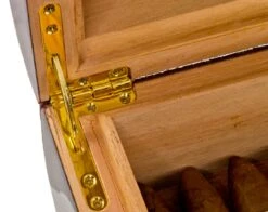 Brown Crocodile Leather Cigar Humidor - Holds 25 Cigars 10 Brown Crocodile Leather Cigar Humidor - Holds 25 Cigars -Elighters Shop brown crocodile leather cigar humidor holds 25 cigars up to churchill size 160