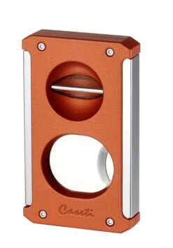 Caseti Trident Cigar Cutter 3-in-1 - Burnt Orange 7 Caseti Trident Cigar Cutter 3-in-1 - Burnt Orange -Elighters Shop cacu140or 53