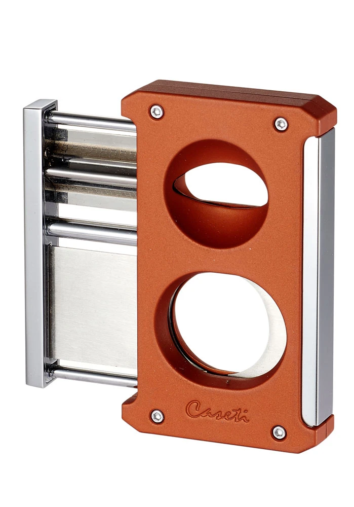 Caseti Trident Cigar Cutter 3-in-1 - Burnt Orange 4 Caseti Trident Cigar Cutter 3-in-1 - Burnt Orange - Image 2