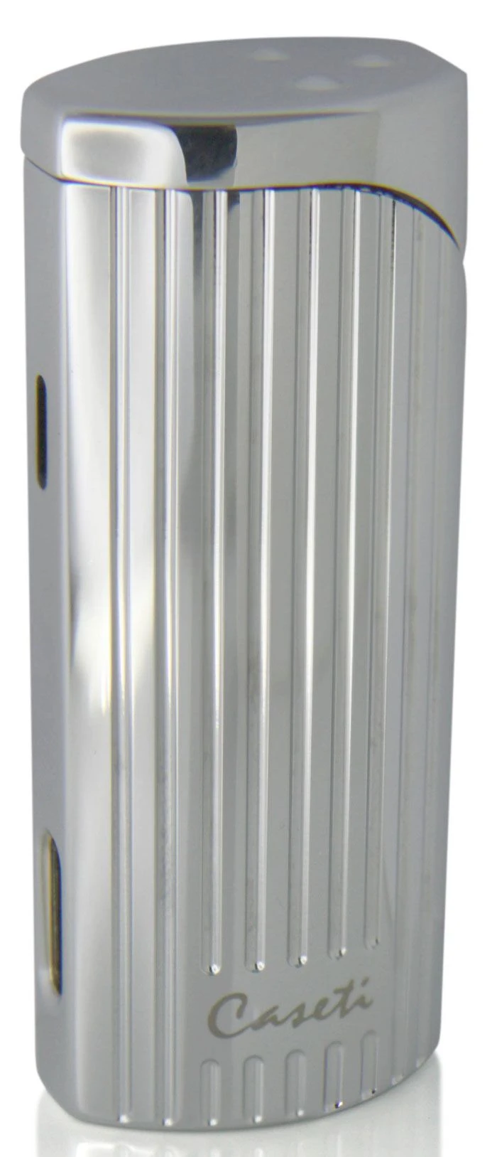 Caseti Basilisk Triple Jet Flame Cigar Lighter - Chrome Lines 5 Caseti Basilisk Triple Jet Flame Cigar Lighter - Chrome Lines - Image 3