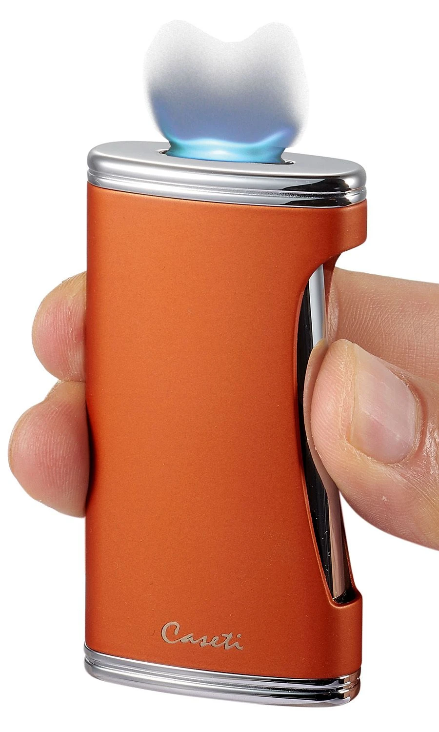 Caseti BigFlat Burnt Orange Cigar Lighter 4 Caseti BigFlat Burnt Orange Cigar Lighter - Image 2