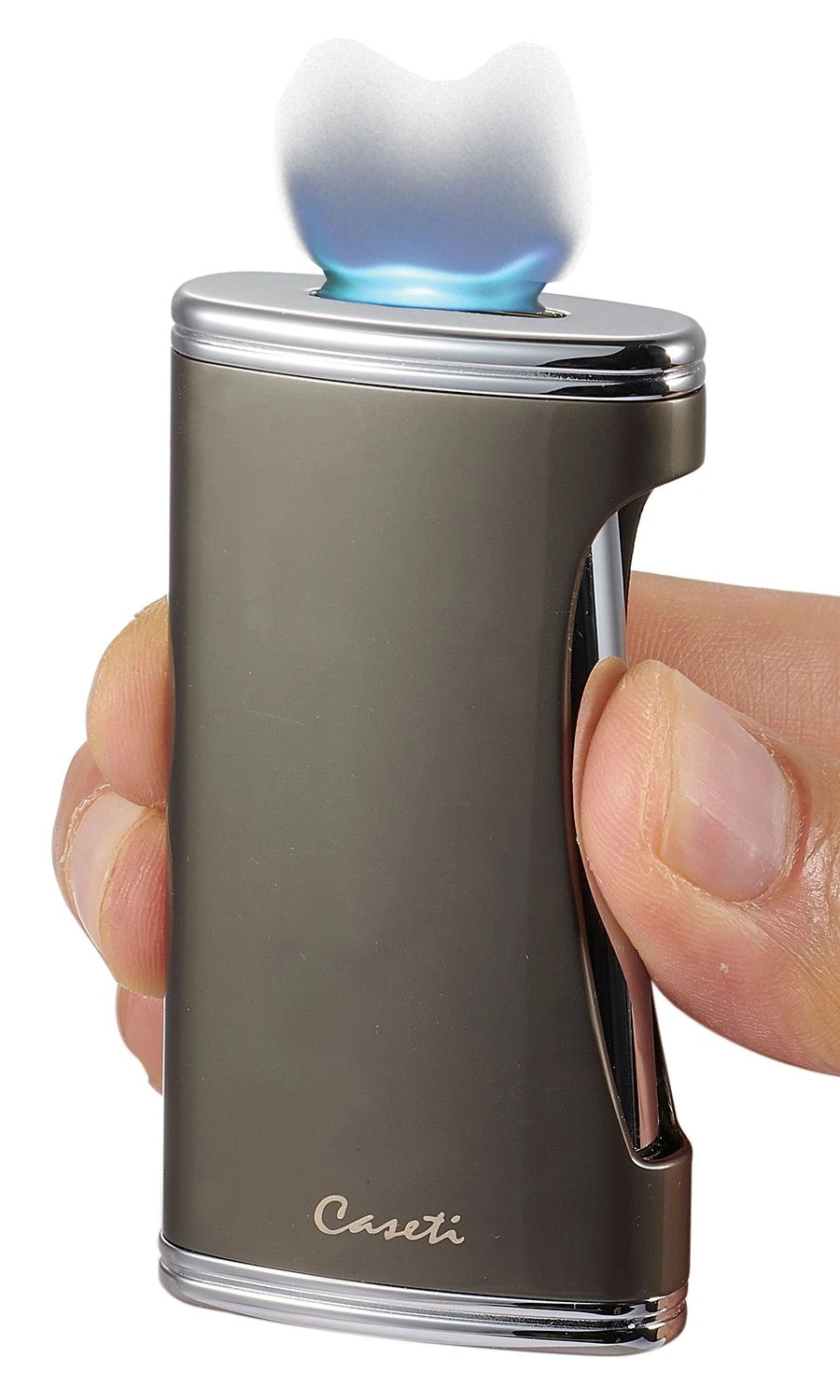 Caseti BigFlat Gunmetal Cigar Lighter 4 Caseti BigFlat Gunmetal Cigar Lighter - Image 2