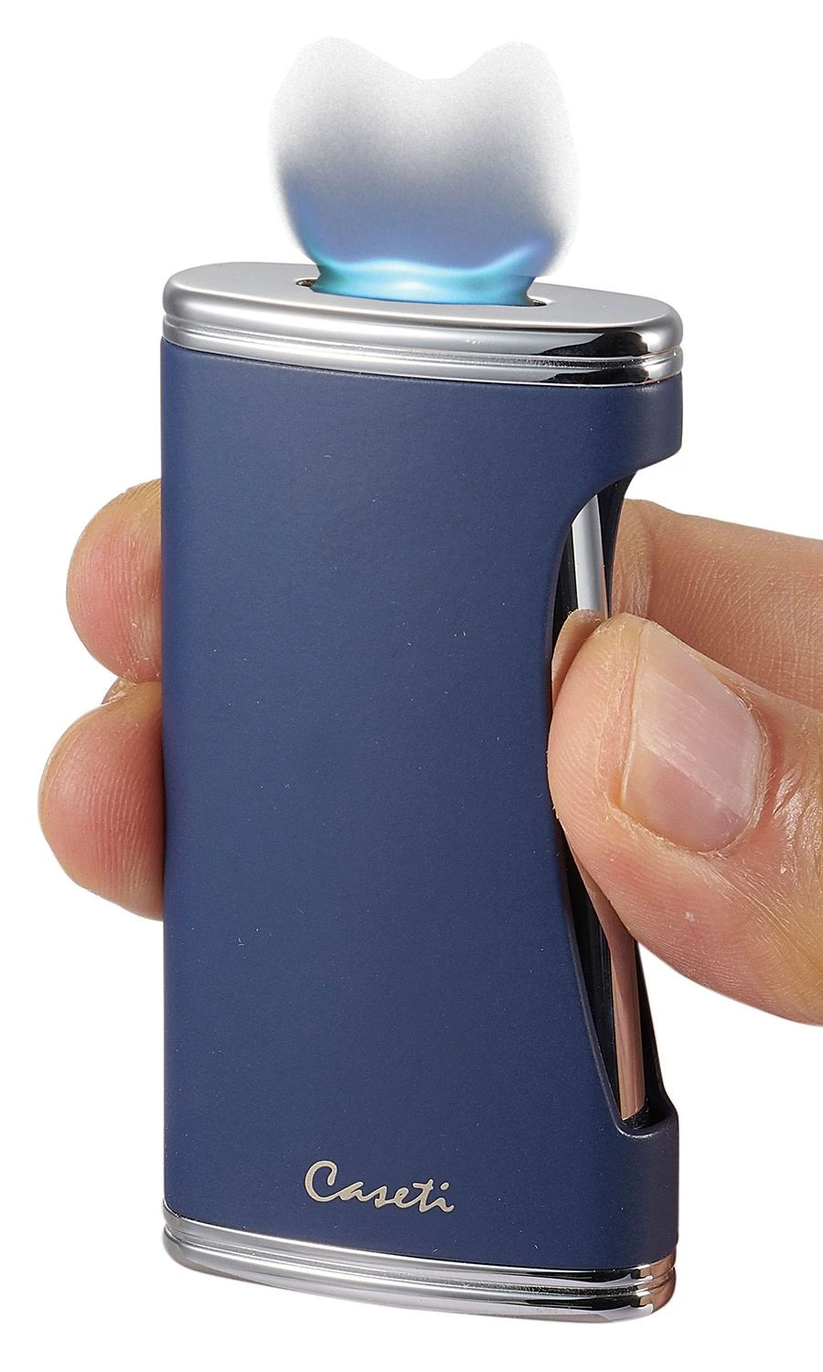 Caseti BigFlat Navy Blue Cigar Lighter 4 Caseti BigFlat Navy Blue Cigar Lighter - Image 2