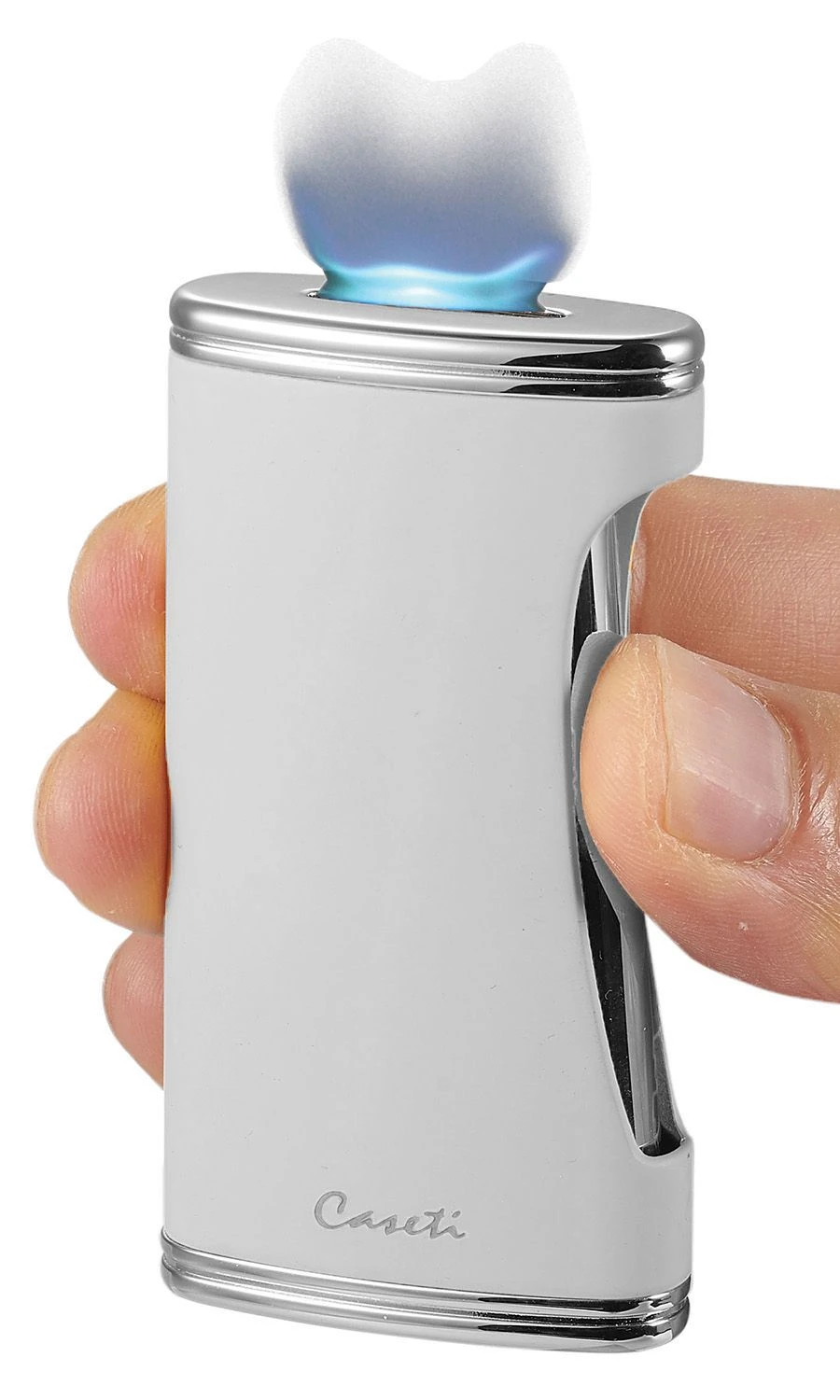 Caseti BigFlat White Cigar Lighter 4 Caseti BigFlat White Cigar Lighter - Image 2