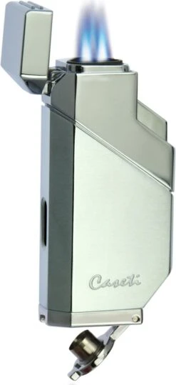 Caseti Cozmo Triple Flame Lighter - Chrome 5 Caseti Cozmo Triple Flame Lighter - Chrome -Elighters Shop caseti cozmo triple flame lighter chrome 70