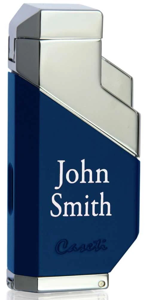 Caseti Cozmo Triple Flame LighterMatte Blue 3 Caseti Cozmo Triple Flame LighterMatte Blue