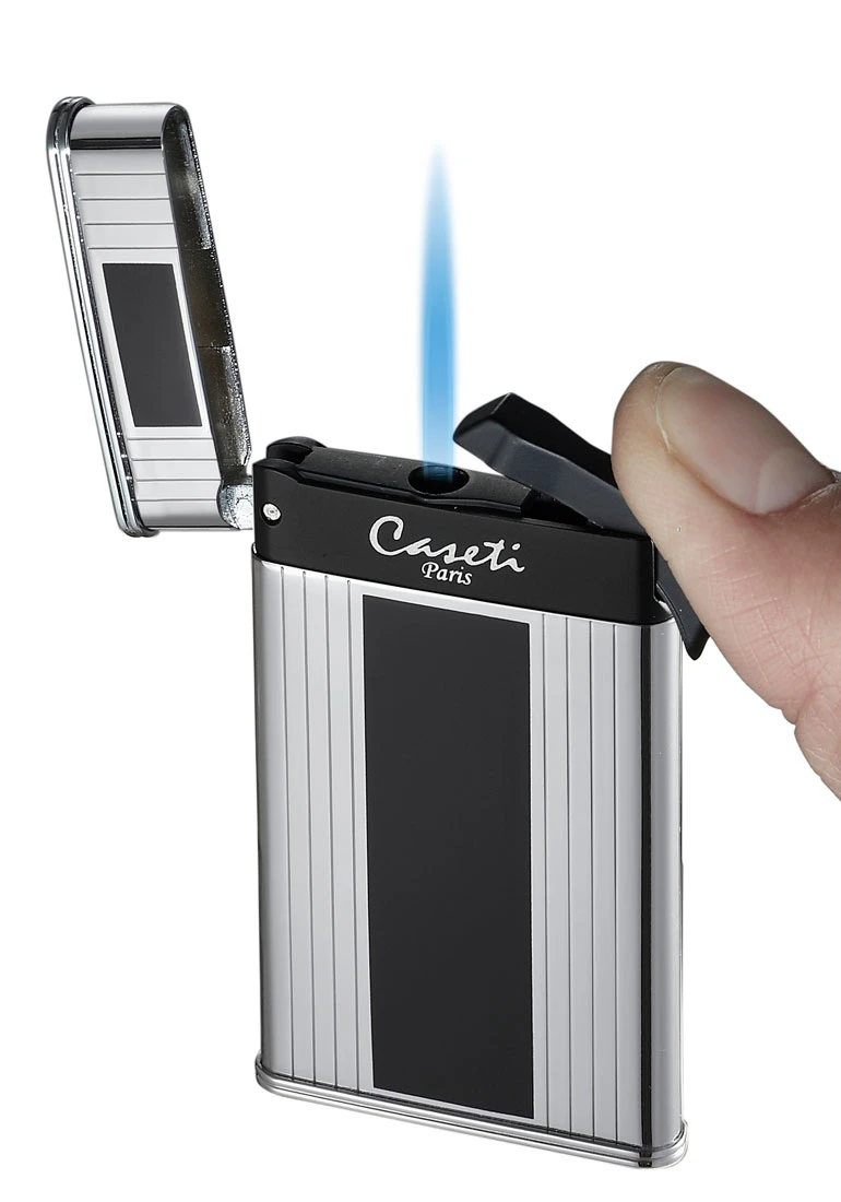 Caseti Flaco Black Panel Ultra-thin Torch Flame Cigar Lighter 6 Caseti Flaco Black Panel Ultra-thin Torch Flame Cigar Lighter - Image 4