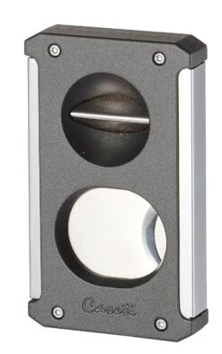 Caseti Trident Cigar Cutter 3-in-1 - Gray -Elighters Shop caseti trident cigar cutter 3 in 1 gray 51