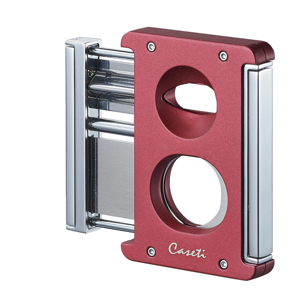Caseti Trident X 3-in-1 Cigar Cutter - Burgundy 3 Caseti Trident X 3-in-1 Cigar Cutter - Burgundy