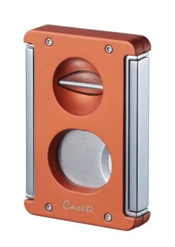 Caseti Trident X 3-in-1 Cigar Cutter - Burnt Orange -Elighters Shop caseti trident x 3 in 1 cigar cutter burnt orange 64