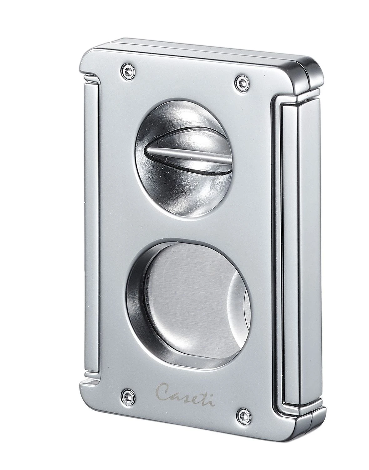 Caseti Trident X 3-in-1 Cigar Cutter - Chrome 4 Caseti Trident X 3-in-1 Cigar Cutter - Chrome - Image 2