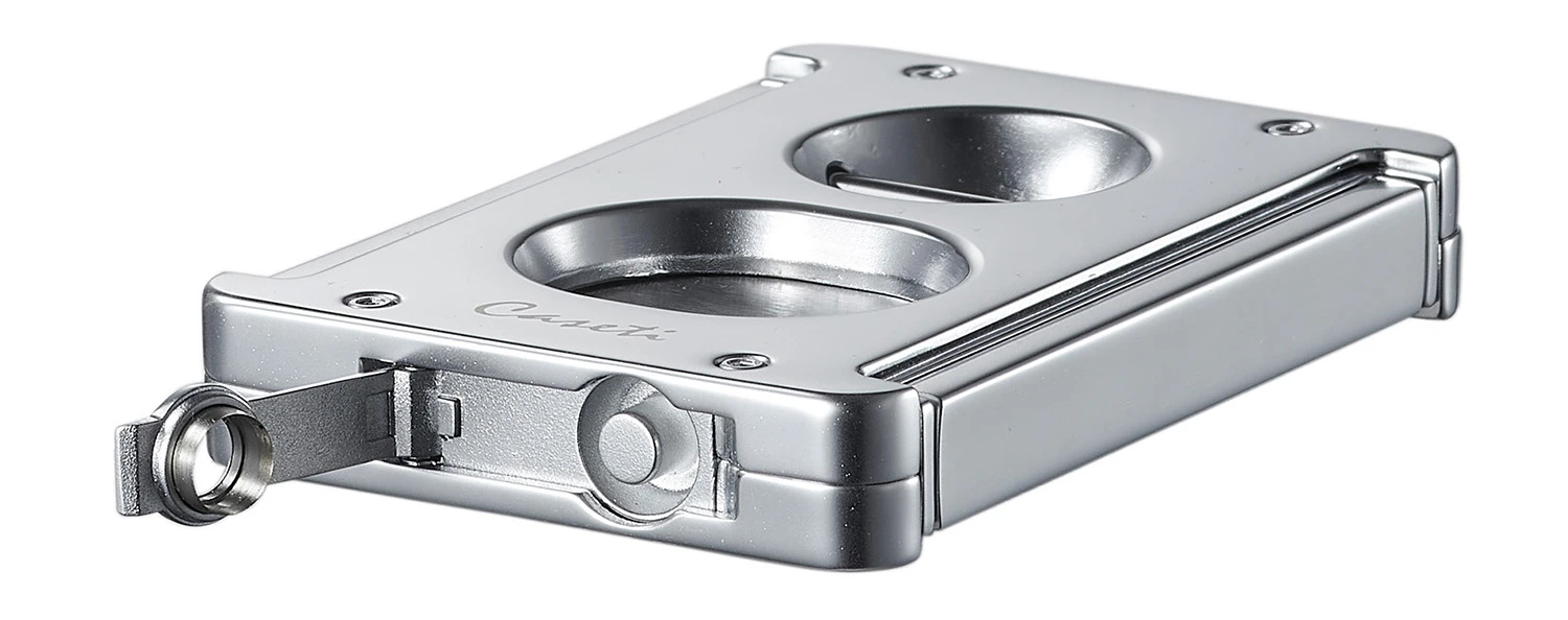 Caseti Trident X 3-in-1 Cigar Cutter - Chrome 3 Caseti Trident X 3-in-1 Cigar Cutter - Chrome