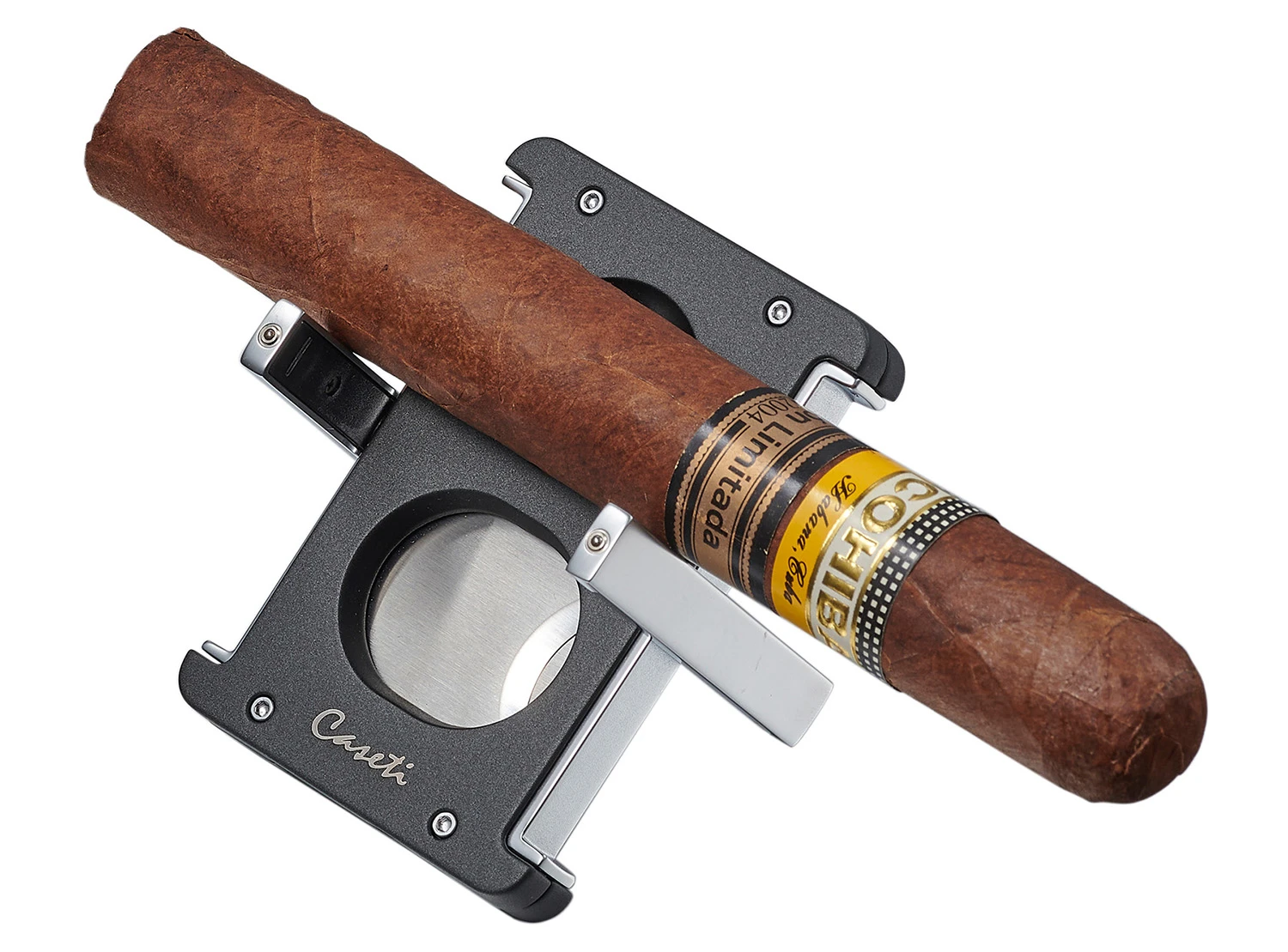 Caseti Trident X 3-in-1 Cigar Cutter - Gray 4 Caseti Trident X 3-in-1 Cigar Cutter - Gray - Image 2