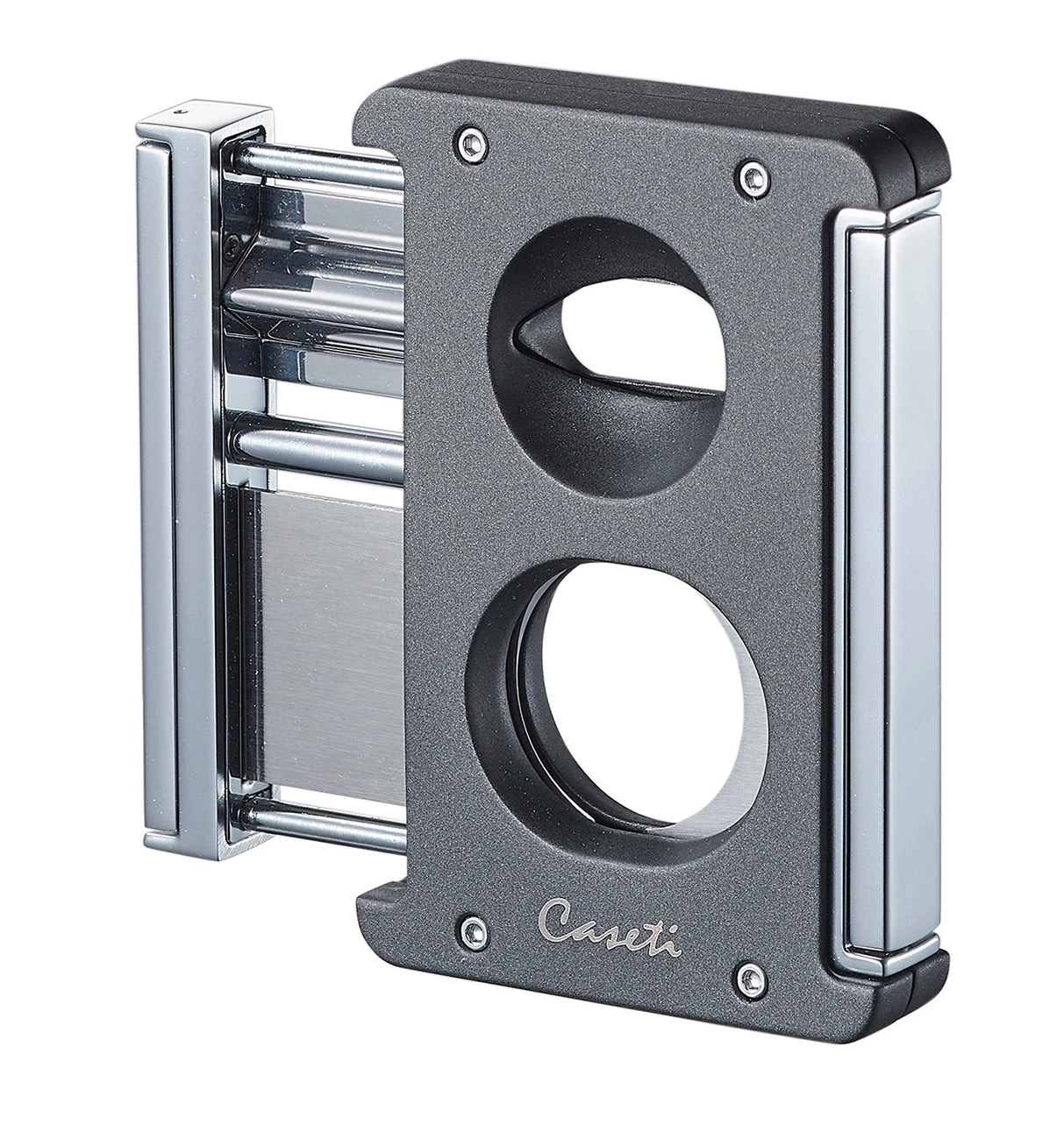 Caseti Trident X 3-in-1 Cigar Cutter - Gray 3 Caseti Trident X 3-in-1 Cigar Cutter - Gray