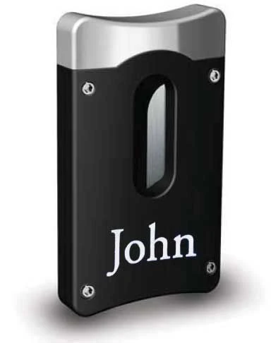 Caseti Wedge V Cigar Cutter - Black 3 Caseti Wedge V Cigar Cutter - Black