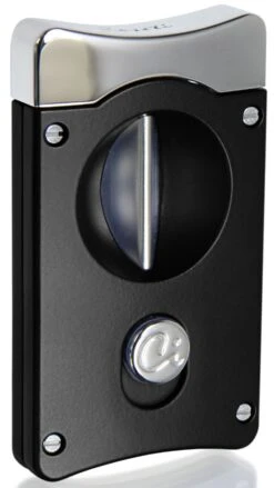 Caseti Wedge V Cigar Cutter - Black 6 Caseti Wedge V Cigar Cutter - Black -Elighters Shop caseti wedge v cigar cutter black 94