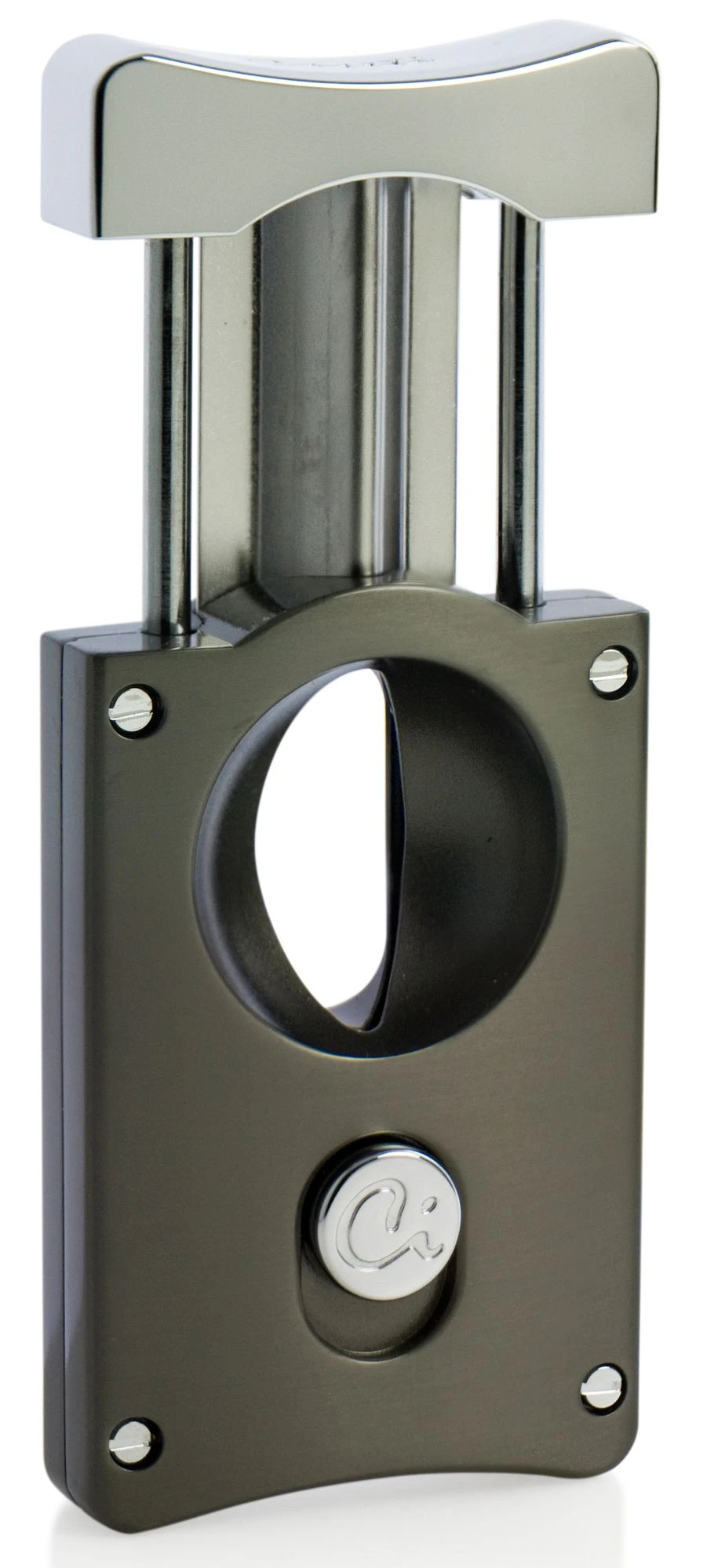 Caseti Wedge V Cigar Cutter - Gunmetal 3 Caseti Wedge V Cigar Cutter - Gunmetal