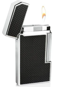 Caseti Windsor Traditional Flame Flint Lighter - Black Carbon Fiber 7 Caseti Windsor Traditional Flame Flint Lighter - Black Carbon Fiber -Elighters Shop caseti windsor traditional flame flint lighter black carbon fiber 94