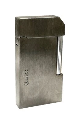 Caseti Windsor Traditional Flame Flint Lighter - Brushed Gunmetal