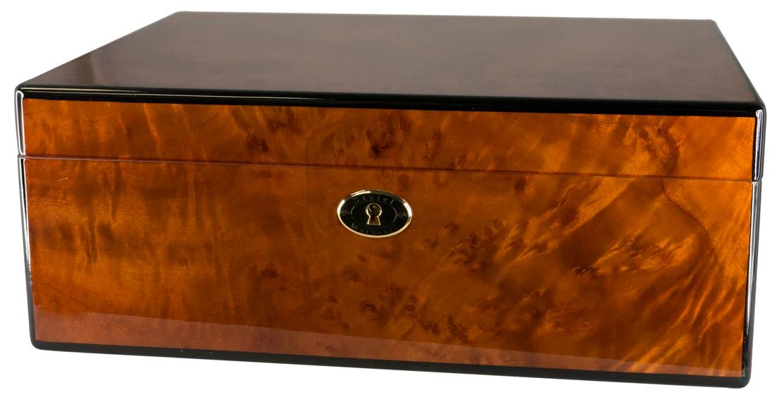 Daniel Marshall Burl Humidor - Holds 125 Cigars 4 Daniel Marshall Burl Humidor - Holds 125 Cigars - Image 2