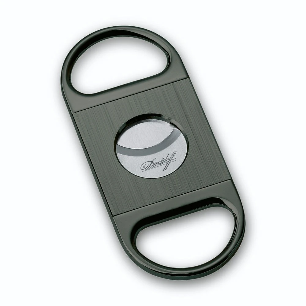 Davidoff Double Blade Cutter - Brushed Anthrazite 3 Davidoff Double Blade Cutter - Brushed Anthrazite