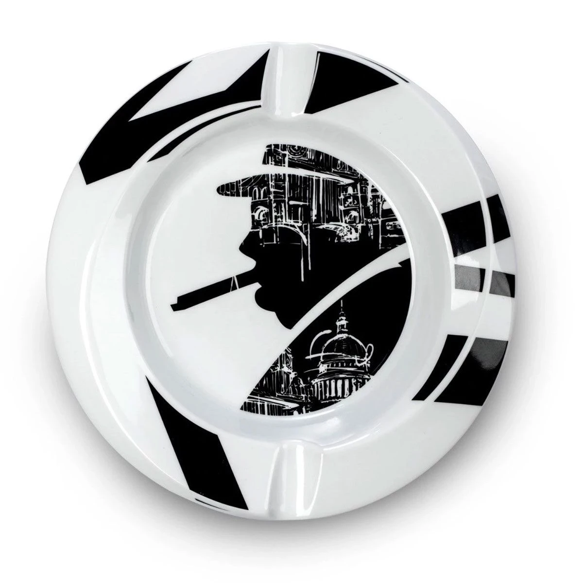 Davidoff Limited Edition Churchill Ashtray Porcelain London 4 Davidoff Limited Edition Churchill Ashtray Porcelain London - Image 2