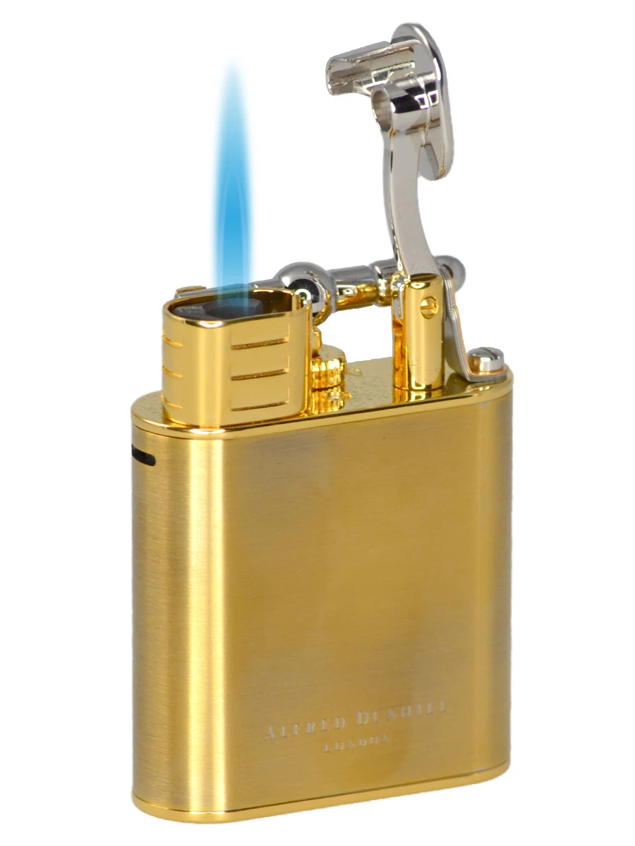 Dunhill Unique Turbo Duke Brushed Brass Cigar Lighter 3 Dunhill Unique Turbo Duke Brushed Brass Cigar Lighter