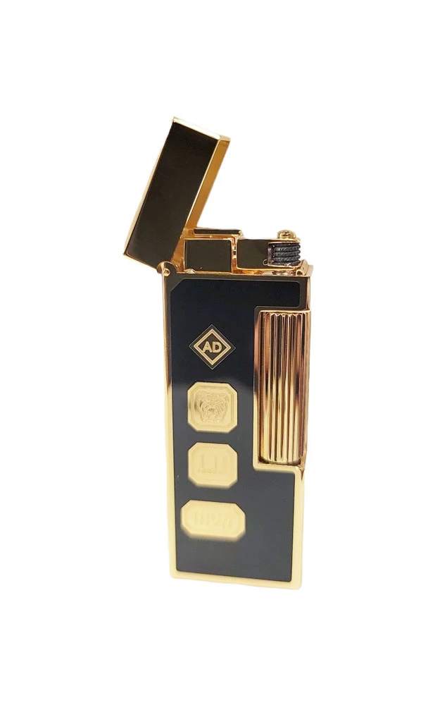 Dunhill Rollagas Black Laquer Hallmark Cigar Lighter 3 Dunhill Rollagas Black Laquer Hallmark Cigar Lighter