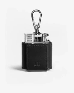 Dunhill Turbo Black Leather Lighter Case 7 Dunhill Turbo Black Leather Lighter Case -Elighters Shop dunhill turbo black leather lighter case 10