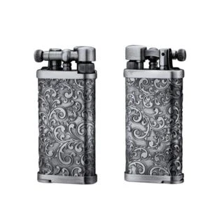 IM Corona Old Boy Arabesque Silver Pipe Lighter 5 IM Corona Old Boy Arabesque Silver Pipe Lighter - Image 3