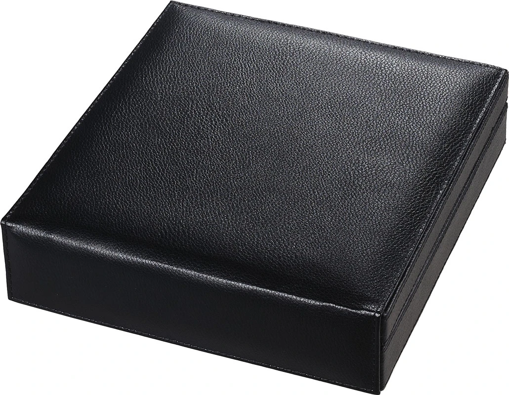 Marvolo Black Leather Cigar Humidor Holds 16 Cigars 4 Marvolo Black Leather Cigar Humidor Holds 16 Cigars - Image 2