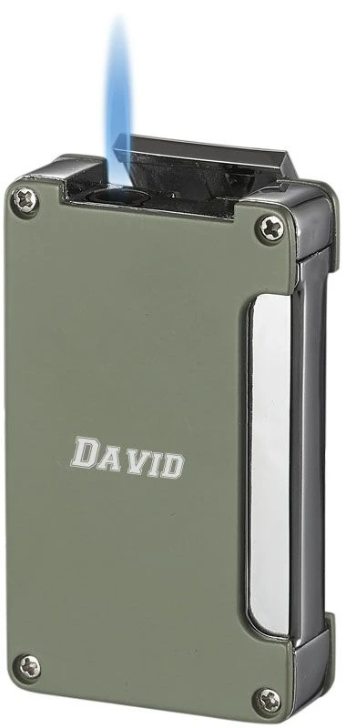 Personalized Visol Zidane Green Matte Cigar Lighter With Built-in Cigar Punch 4 Personalized Visol Zidane Green Matte Cigar Lighter With Built-in Cigar Punch - Image 2