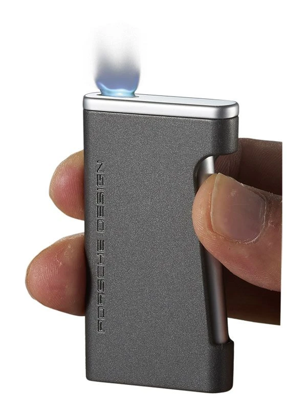 Porsche Design Alps Flat Torch Flame Lighter - Grey 5 Porsche Design Alps Flat Torch Flame Lighter - Grey - Image 3